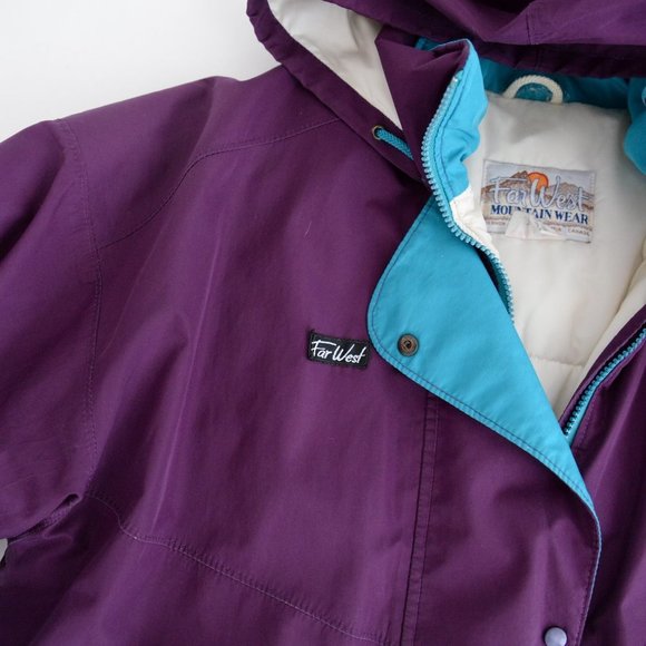 Vintage Far West Purple Made in Canada Jacket Large - Picture 12 of 15